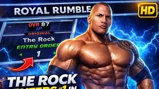 THE ROCK ENTERS #1 😱 | Royal Rumble DOMINATION 💀🔥