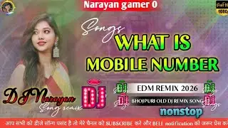 What Is Mobile Number | Hindi New Song Dj Remix Hard Bass JBL | Dj Song 2026 Gana | nonstop #viral 