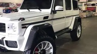 2017 Mercedes G550 squared with custom 24