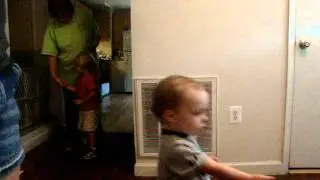Kellen and Lucas having fun at Maureens 2011 002.MPG