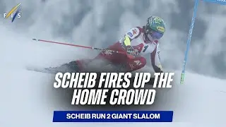 Scheib Fires Up The Home Crowd | FIS Alpine