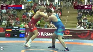 Qual. GR - 96 kg: J. ZIRN (GER) df. S. OMAROV (AZE), 5-0