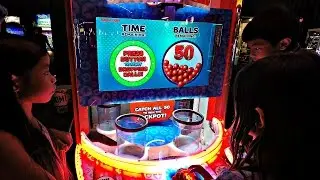 New Dave & Buster's Arcade Game Quik Drop Arcade Ticket Redemption Challenge