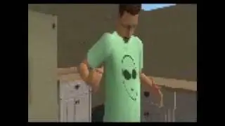 sims guy givin birth