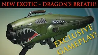 Destiny Dark Below - First Look Exotic Rocket Launcher: Dragon&rsquo;s Breath Gameplay!