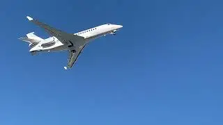 Rare dassault falcon 8x short take off  out of Santa Monica airport