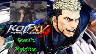 TheDarkAce REACTS: KOF XV Goenitz FREE DLC Reveal Trailer
