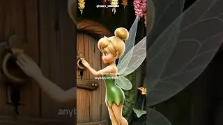 Tinkerbell visiting her friend house🧚🏻✨💗 #tinkerbell #disney #fairies #shorts #trending
