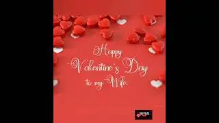 Happy Valentine's Day wishes for wife #wife #valentinesdayspecial #valentines day @Rise and Shine