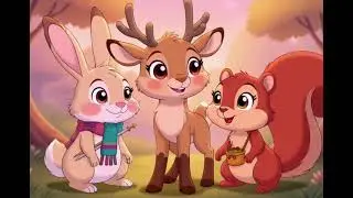 The Little Deer Who Shared Christmas | A Heartwarming Kids Story
