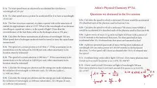 Week 2 | Live Sessions | Quantum Chemistry of Atoms and Molecules | 2024- 25