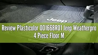 Review Plasticolor 001668R01 Jeep Weatherpro 4 Piece Floor Mats Set, Floor Mats, One Size, Black