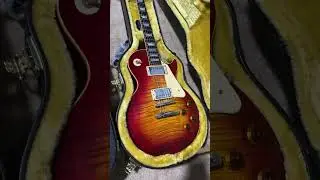 1985 Gibson LP Standard 59 Reissue  Tim Shaw PAF Humbuckers #gibsoncustom #flame #fyp #epic #lespaul