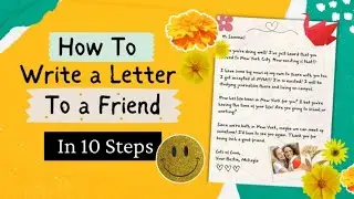 Letter Writing in English/Write a letter to your best friend inviting Birthday party/Invitation 