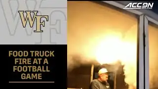 Food Truck Fire Causes Smoke To Fill Stadium