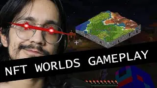 Exploring the town in my NFT World | NFT Worlds Gameplay