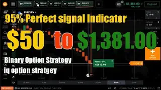 IQ Option best 95% Perfect signal Indicator || Free Download !! Binary Option Strategy