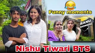 Nishu Tiwari with Kacha Badam 😅 || BTS vlog || sanju ki vlogs 