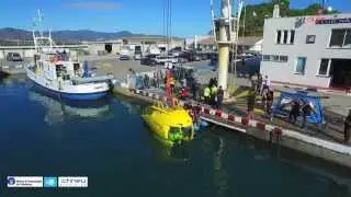 ICTINEU i CASC al Port de la Selva 9-10-15 (amb entrevistes) / submersible from drone