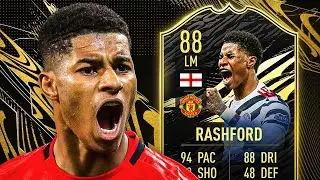 THE RED WE ALL WANT! 🤩 88 INFORM RASHFORD PLAYER REVIEW! - FIFA 21 Ultimate Team