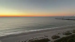 Myrtle Beach Autumn Surf at Dawn