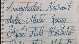 let's write my subscribers names//,@artbyvincy