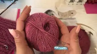 Maglione top-down/Knitting pull.Parte 1.Campione