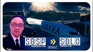 🔴 FLIGHT SIMULATOR 2020  -  Congonhas ✈ Londrina I ARYZA VIRTUAL AIRLINE