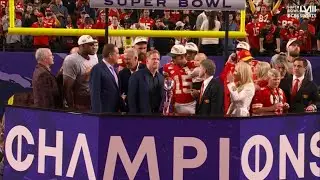 SUPERBOWL LVIII  49ers vs Chiefs : Last Play of OT, Celebration and Lombardi trophy presentation