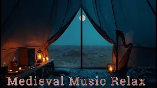 Peaceful Medieval Instrumental + Rain 🌙 Celtic Fantasy Background Music for Deep Sleep & Focus