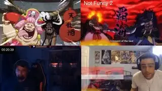 Zoro blocks Kaido and Bigmom's CONQUEST OF THE SEA Reaction Mashup