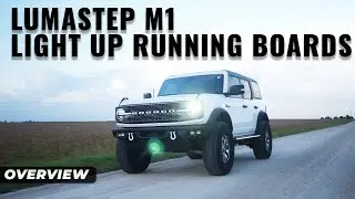 Lumastep M1 Light Up Running Boards Overview | 2021-2023 Ford Bronco | Powered by Boost Auto