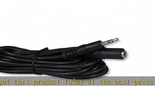 YCS basics 6 Foot 3.5mm Stereo Headphone/AUX Extension Cable Male/Female