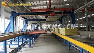 Z-Lock / S-Lock Rock Wool Sandwich Panel Production Line | Machine Running