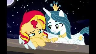 Speedpaint base [MLP AU] №24 - [Being a princess is not so easy, Sunset Shimmer.]