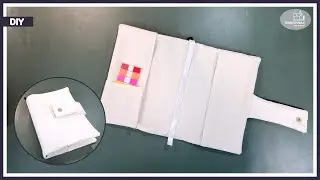 sewing gift idea!! How to make a simple book cover / diary cover