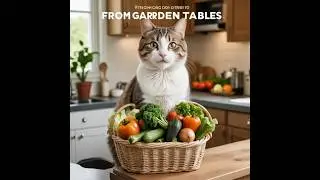 Whimsical Cat Gardening & Cooking Story 🐱🥕 | Cute Animated Animal Tale for Kids