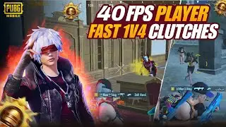 They Laughed at My FPS... Until This Happened 💀 | 40FPS 1v4 Clutch Madness 🔥