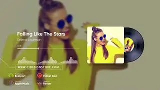 Falling Like Stars 1 - Music and Audio visualization ||CJ Motion Graphics||