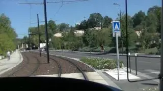 Tram Aubagne trajet de Charrel à Gare