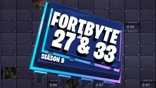 FORTBYTE 27 AND 33 LOCATIONS | FORTNITE BR | SEASON 9 | WEEK 10 |