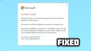 (FIXED) Microsoft Office installation error 30094-2016