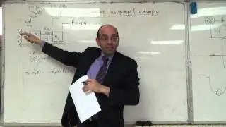 Example on Deriving the State Space Model for the Two Masses and Two Springs Model (I), 22/2/2016