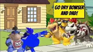 Dark Bowser Jr. and Dark Dry Bowser Jr. Tries To Beat Up Bowser Jr. and Dry Bowser Jr./GD (Reupload)