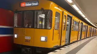 U Bahn Berlin mitfahrt im F90 auf der U9