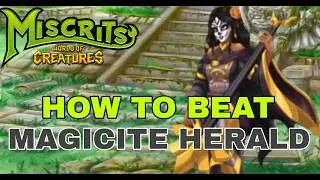 How to Beat  Magicite Herald | Volcano Island | Miscrits