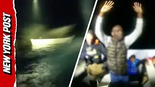 Watch 13 Illegal Immigrants Arrested off San Diego Coast