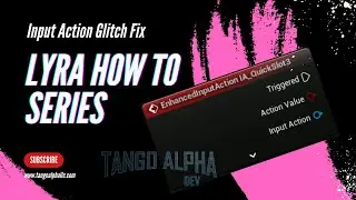 Lyra Series How To Fix an Input Action Glitch in Lyra Starter Game for Unreal Engine 5.6