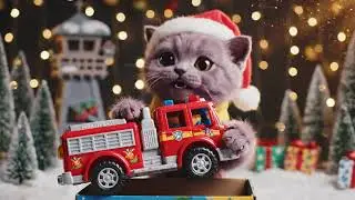 🐱 PAW Patrol Chase & Marshall Toys Unboxing with a Pussy Cat! Rescue Mission Fun!