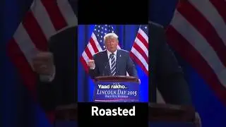 CARRYMINATI ROAST DONALD TRUMP #shorts #carryminati #india #donaldtrump #timcook #apple